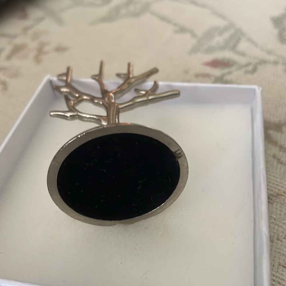 Silver ring tree for vintage jewelry - Picture 6 of 6
